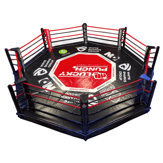 MMA cage without a platform